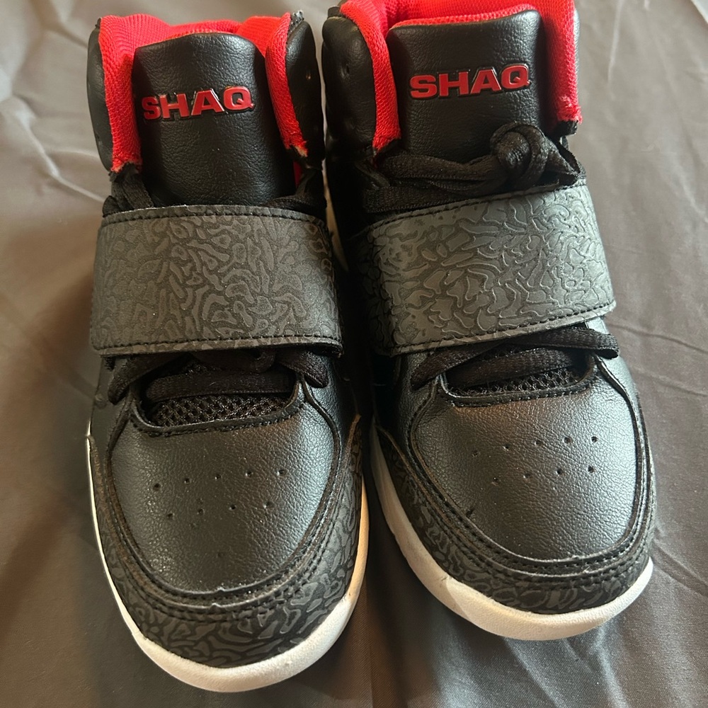 Kids Black and Red Sneakers